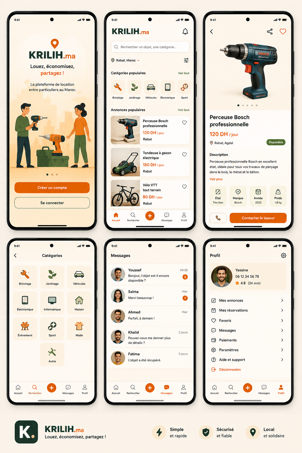 Application KRILIH